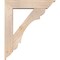 Ekena Millwork Olympic Traditional Smooth Bracket w/ Offset Brace, Douglas Fir, 7 1/2"W x 34"D x 40"H BKT0806X34X40OLY01SDF - alternate 3
